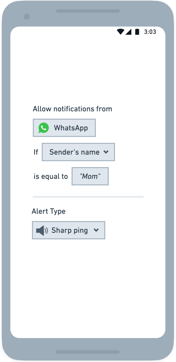 Notification inbox concept