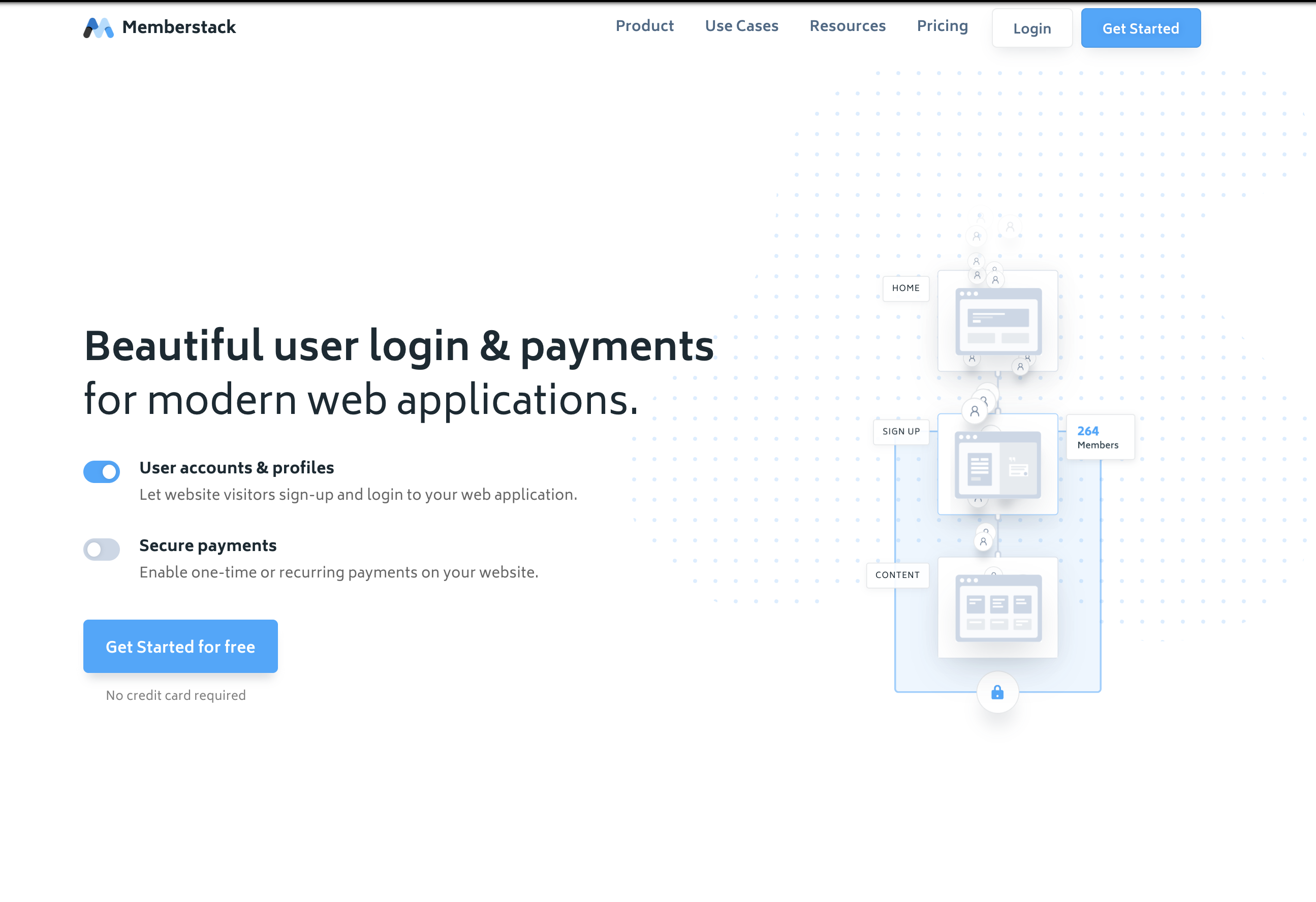 Memberstack homepage